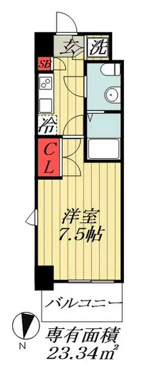 ヴェルト船橋 2階階 間取り