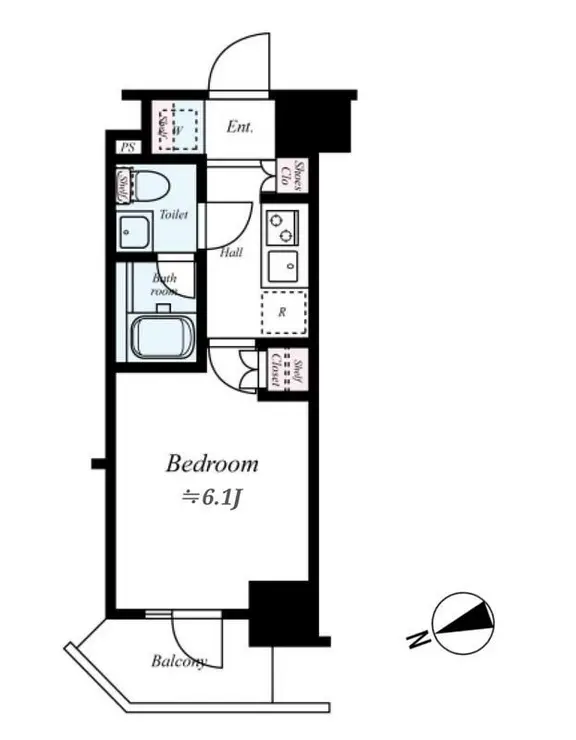 アイル グランデ南大井 4階階 間取り