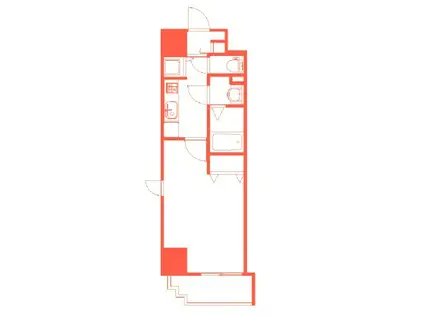 メルシー・ヴォクー(1K/7階)の間取り写真