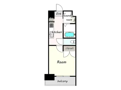 ETERNITY NISSEKI STREET NO122(1K/5階)の間取り写真