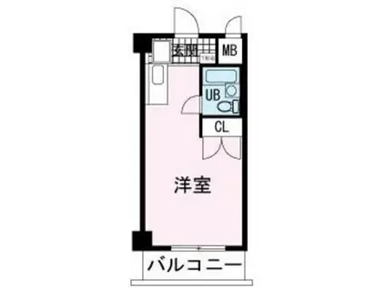 第2のぼりマンション(ワンルーム/4階)の間取り写真