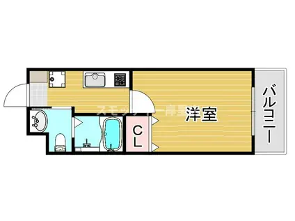 FDS FELICE KOHAMA(1K/6階)の間取り写真