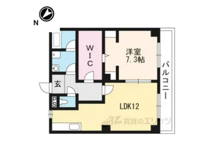 グリーンハイツ小柿(2LDK/2階)の間取り写真