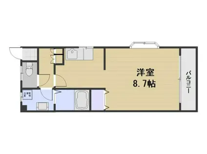 スバル神田(1K/1階)の間取り写真