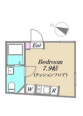 CASA OTSUKA(ワンルーム/2階)の間取り写真