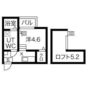 VADOO(1K/1階)の間取り写真