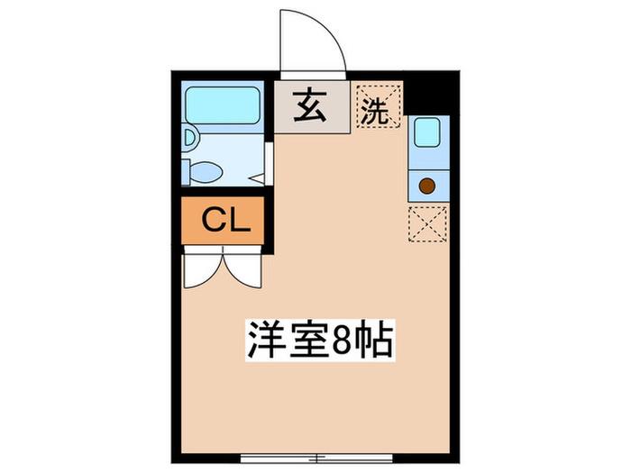 SUISOII(ワンルーム/3階)の間取り写真
