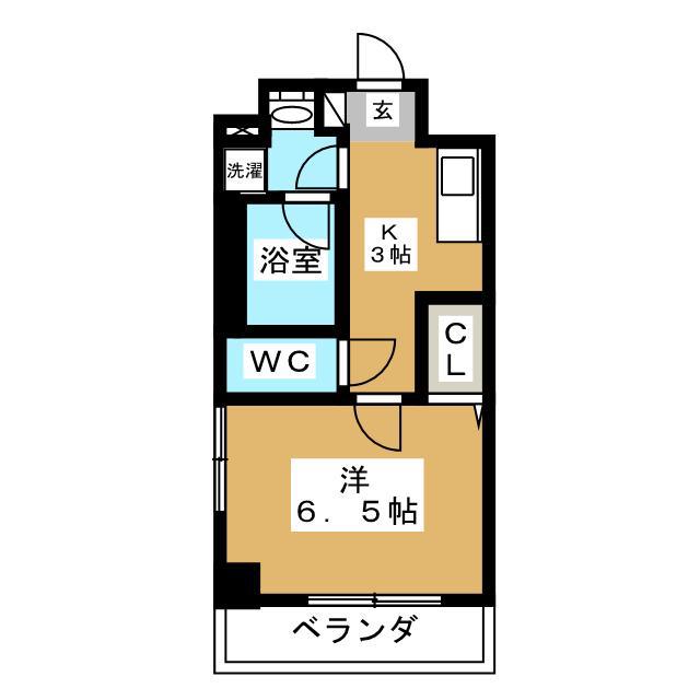 〇 YS FOREST(1K/5階)の間取り写真
