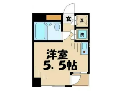 朝日プラザ南橋本(1K/3階)の間取り写真