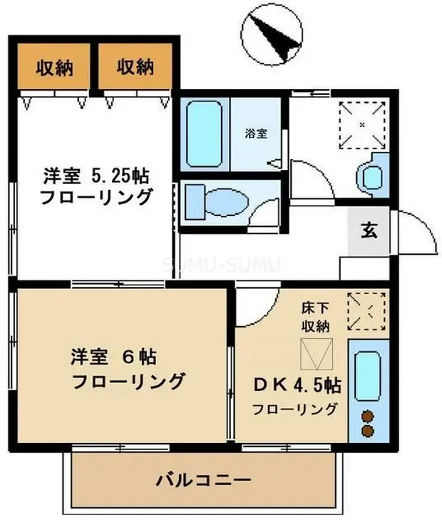 サンパレス石倉 2階階 間取り