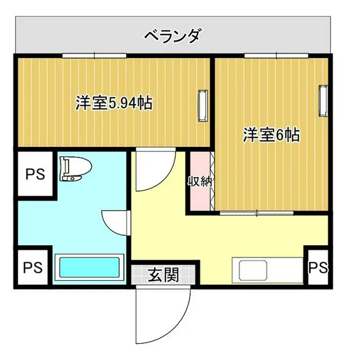 松戸パレス 10階階 間取り