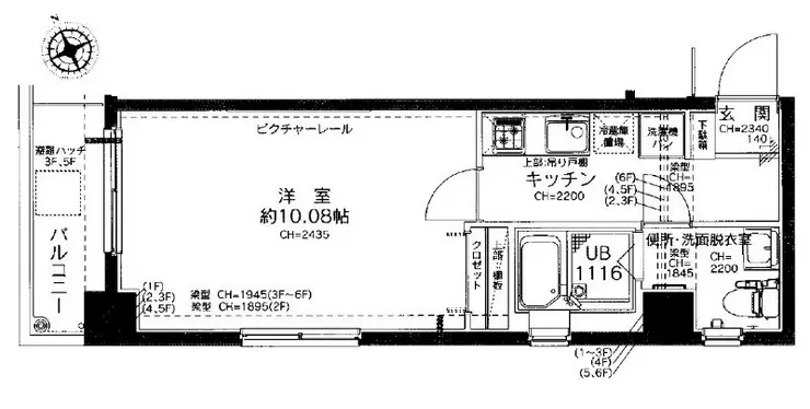 ヴェローナ白金 4階階 間取り