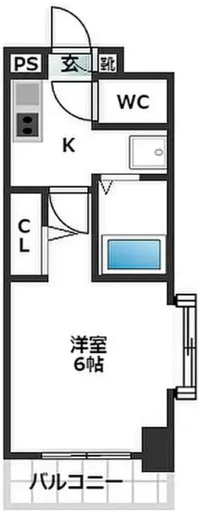 スカイコート浜松町 3階階 間取り