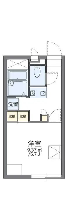 レオパレスレビュー 1階階 間取り