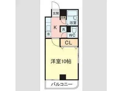 A-ONE(1K/5階)の間取り写真