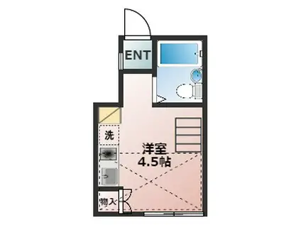 鳴海ビル(ワンルーム/3階)の間取り写真