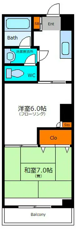 ハオス・ローレライ 4階階 間取り