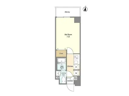 アルファコート立石2(1K/3階)の間取り写真