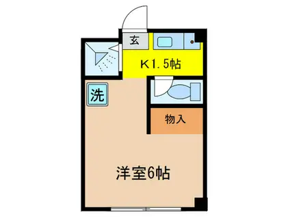 フラワーセンター管理棟(1K/3階)の間取り写真