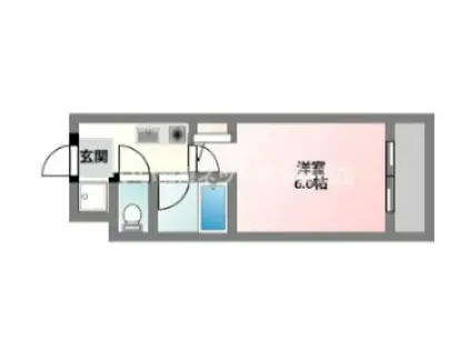 ジェイグラン(1K/5階)の間取り写真