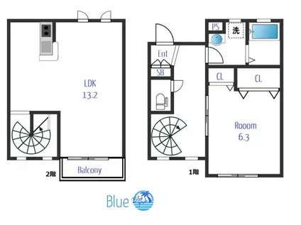 サニーメゾン(1LDK/1階)の間取り写真