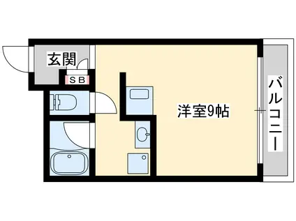 ネオハイツ第2新大阪(ワンルーム/10階)の間取り写真