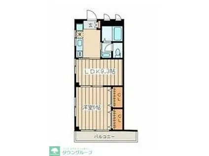 サンフェスタしらさわ 910283(1LDK/2階)の間取り写真