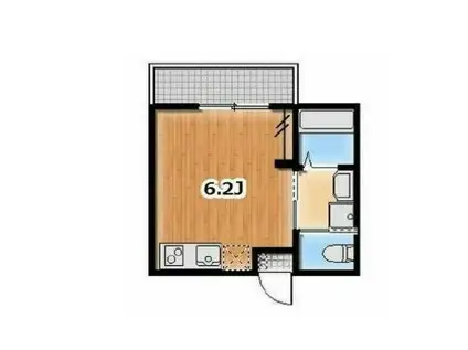 AMBITION見沼(ワンルーム/3階)の間取り写真