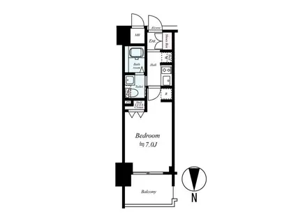 エステムコート新大阪Xザ・ゲート(1K/9階)の間取り写真