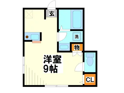 メゾンヴァリエ(ワンルーム/1階)の間取り写真