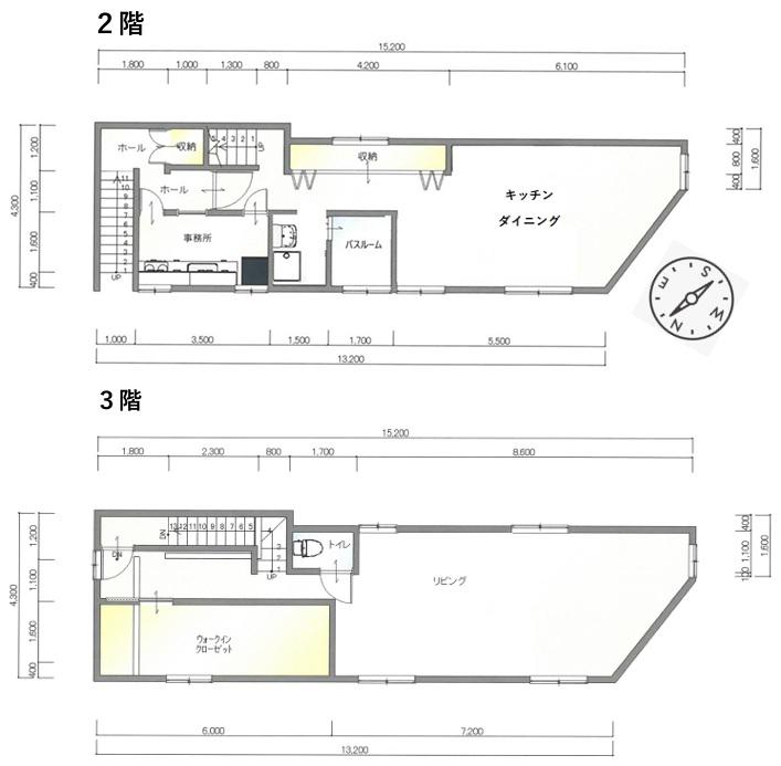 グリーンヒルズ住吉(3SLDK/2階)の間取り写真