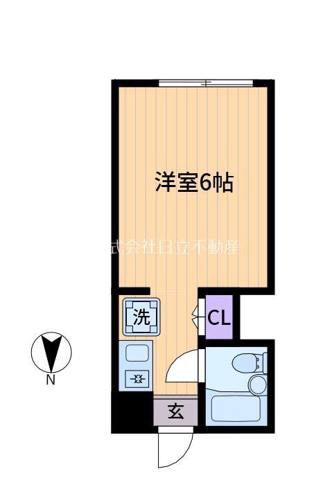 メゾン88(1K/1階)の間取り写真