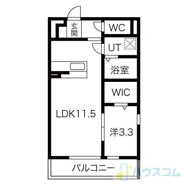 リブリ・昭和園(1LDK/1階)の間取り写真