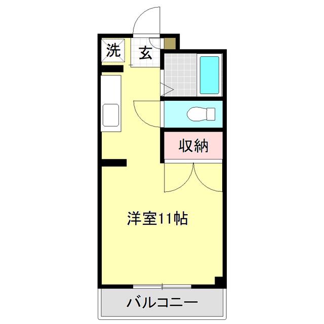 エトワール21比島(ワンルーム/2階)の間取り写真