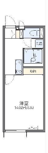 レオネクストしうん(1K/1階)の間取り写真