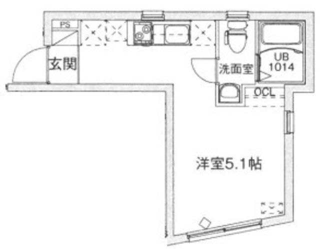 LUDENS練馬高野台MAXIV(ワンルーム/4階)の間取り写真