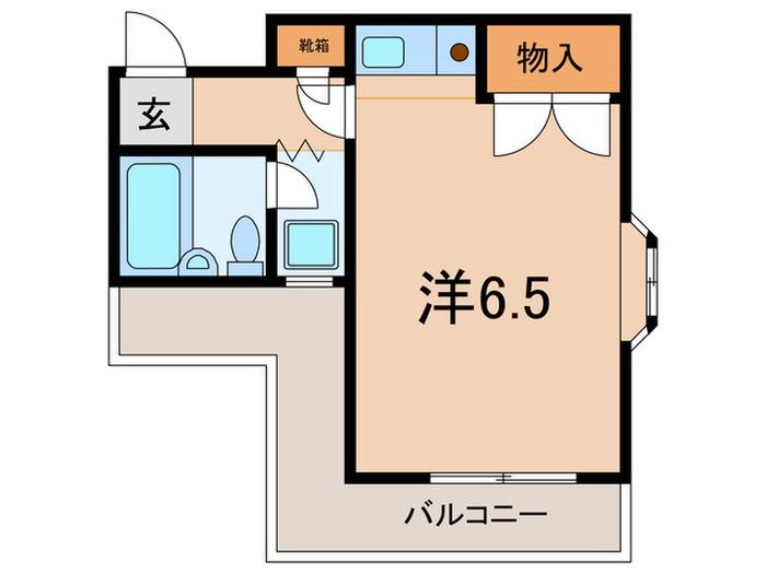 サンワプラザ(ワンルーム/5階)の間取り写真