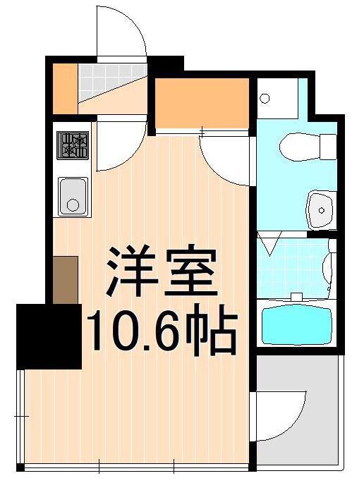 REZARIA KITASENJYU(ワンルーム/5階)の間取り写真