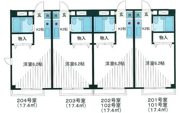 アスティオン駒場 1階階 間取り