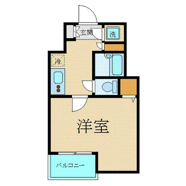エスコート東大前 5階階 間取り