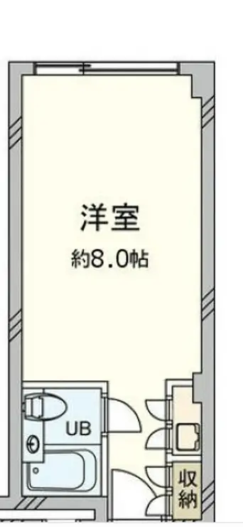 六本木ユニハウス 2階階 間取り