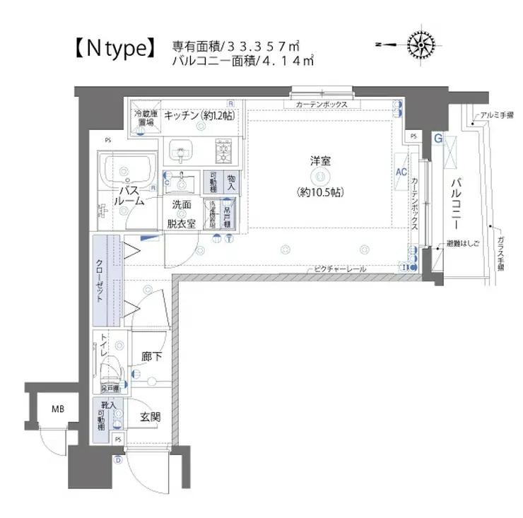 ZOOM板橋大山 2階階 間取り