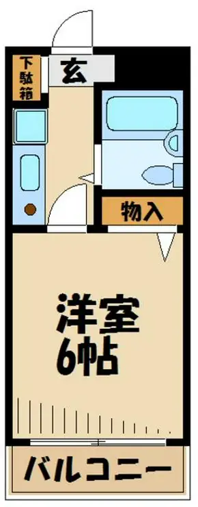 ドミール登戸 5階階 間取り