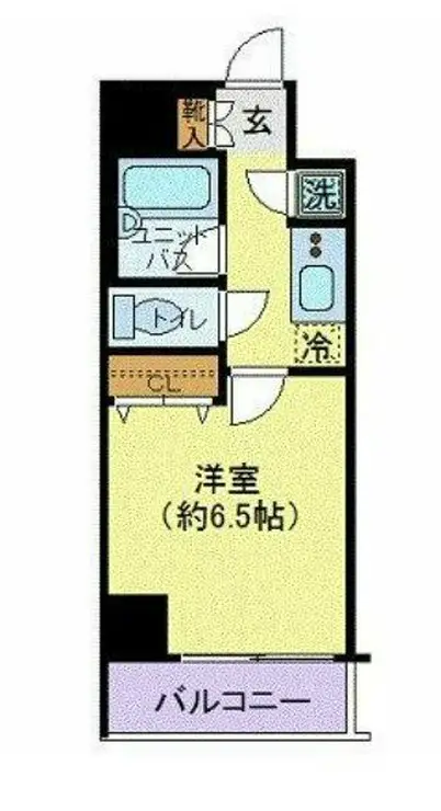 パレステュディオ田町 3階階 間取り