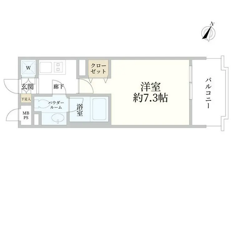 アクロス目黒 10階階 間取り