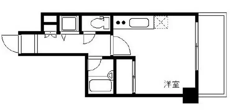 スカイコート品川大崎 6階階 間取り
