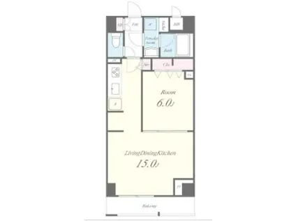 JPT RESIDENCE(1LDK/9階)の間取り写真