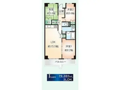 ピボットマンション小鴨(3LDK/2階)の間取り写真