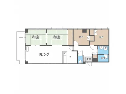 ラファイエット宮ヶ丘(4LDK/3階)の間取り写真