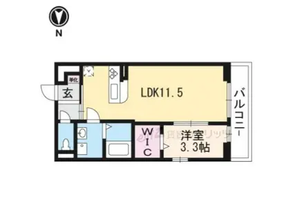 リブリ・昭和園(1LDK/2階)の間取り写真